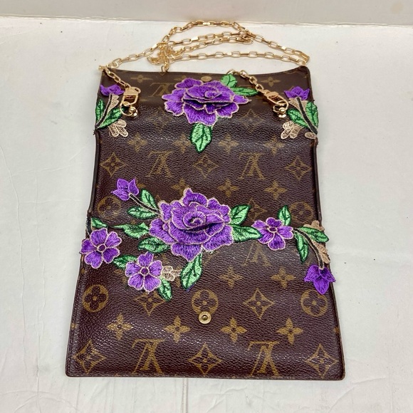 Louis Vuitton Brown Mono Long Wallet Crossbody (TH0011) - Picture 10 of 15